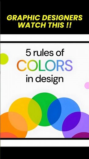 5 rules of Colors in design every designer must know