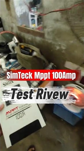 Simteck Mppt 100 Amp Test [Bk Solar Tips] #tipsandtricks #automobile