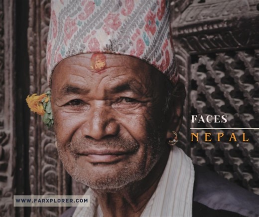 In the Kathmandu valley, the men of Newar culture have a special ritual to mark their successful and long journey through life. Upon reaching year 77, on the 7th month and 7th day, they have their ear pierced and adorned with a golden hooped earring. Earned through a life well lived, they are highly regarded by family and strangers alike, often respectfully addressed as - uncle - by all. www.farxplorer.com | Far Xplorer