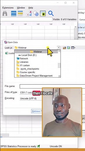 Day 4: Importing data like a Pro #spss #excel #dataanalytics #statistics