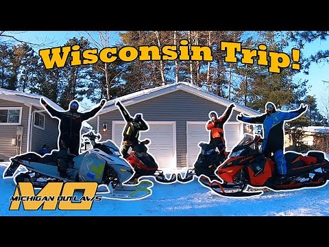 Wisconsin Snowmobile Trail Riding Trip