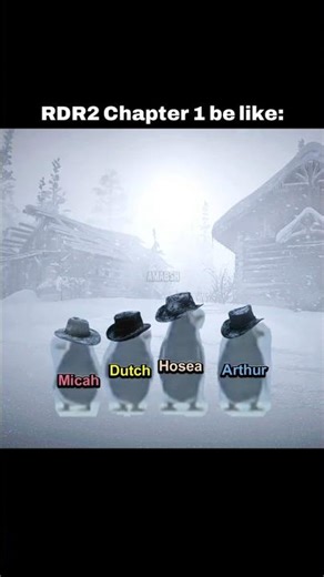 RDR2 | Chapter 1 be like ❄️🤠 #rdr2