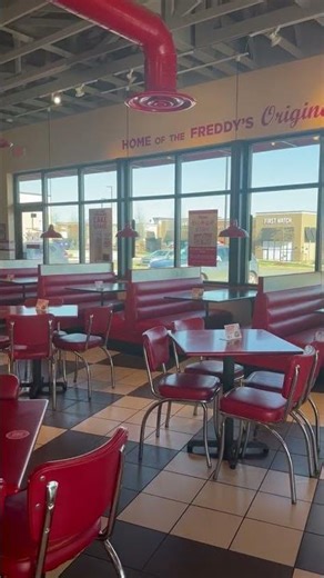 When You're Almost The Only Ones in Freddy's Steakburgers (& Frozen Custard)