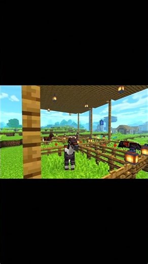 my horse barn in Minecraft 😱 #minecraft #viral #trending #shortsfeed