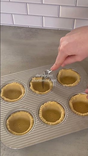 How to make the perfect short bread tart shell.
