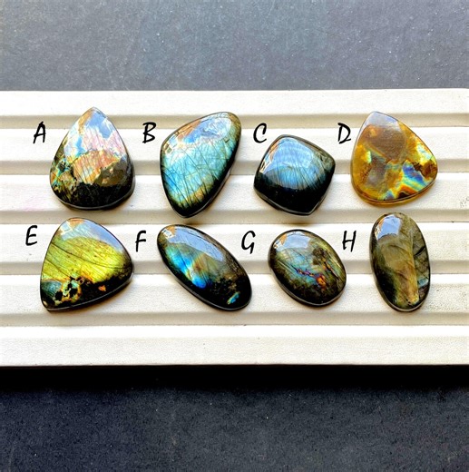 Big Finland SPECTROLITE LABRADORITE Cabochon Loose Gemstone, AAA+ Spectrolite Labradorite for Handmade Jewelry and Wire Wrap - 34149-34156 - Etsy