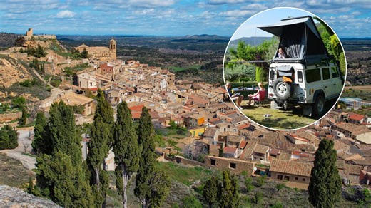 El camping más bonito de Europa está en este precioso pueblo medieval: conocido como "la Toscana española"
