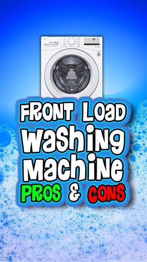 Renae on Instagram: "Despite misguided biases against front load washing machines (often due to the washing machine either being installed incorrectly or used and maintained incorrectly) being common in the U.S., scientific studies (and the rest of the developed world) agree--front load washing machines clean better than top load washing machines. The biggest downside to them is the higher upfront cost (due to the design requiring more parts), which is often the deciding factor in which style to