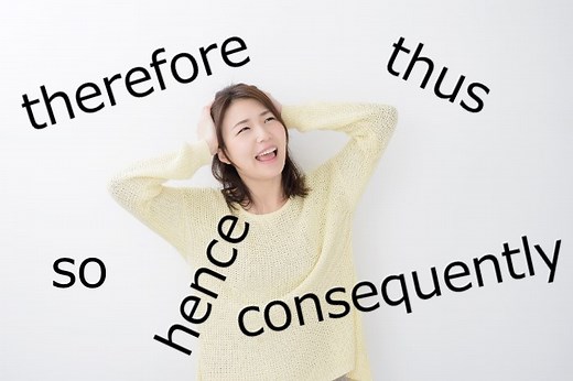 「therefore」の使い方｜「so/thus」との違いは？