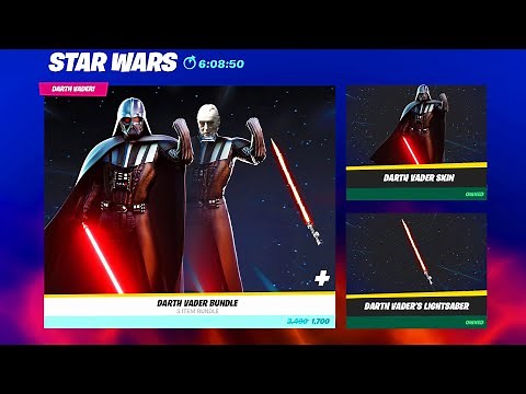 New DARTH VADER SKIN in Fortnite Update!