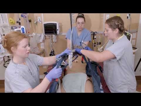 Island Health - Repositioning a Proned Patient Overhead Lift Method OHL