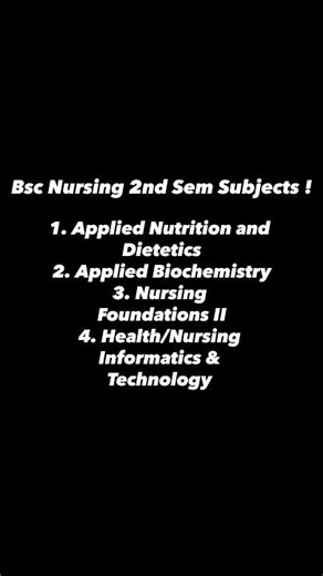 Bsc Nursing 2nd Sem Subjects #bscnursing #nursing #medico #medicalstudent #syllabus