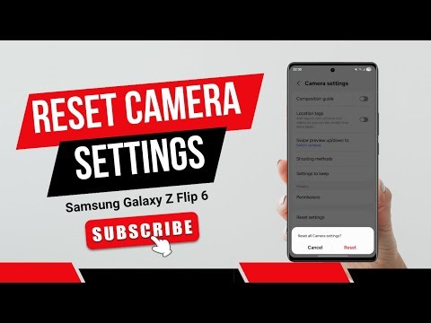 How To Reset Camera Settings On Samsung Galaxy Z Flip 6 | Complete Guide!