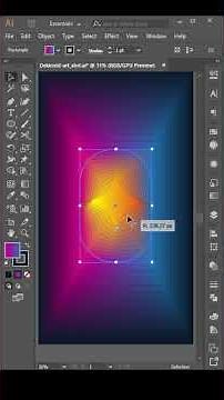 Create Stunning Stacking Gradient Background in Adobe Illustrator! Perfect for Your Designs!