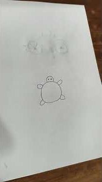 How to draw a Simple Turtle for kids