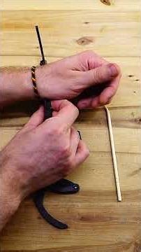 How to open real handcuffs with a chopstick #lifehacks