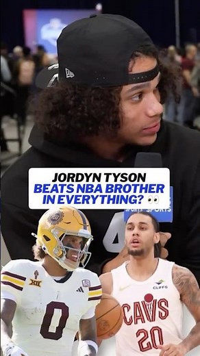 NFL Draft prospect Jordyn Tyson showing off that confidence 😂 #nfl #nfldraft