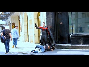 SuperHero in Public Prank