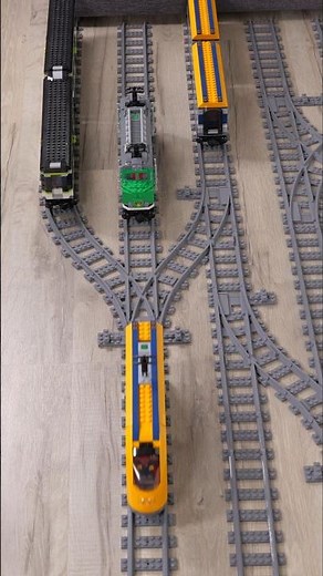 TrixBrix Triple Switch R40 | Custom Made LEGO Compatible Train Track | TrixBrix.eu @TrixBrix ​