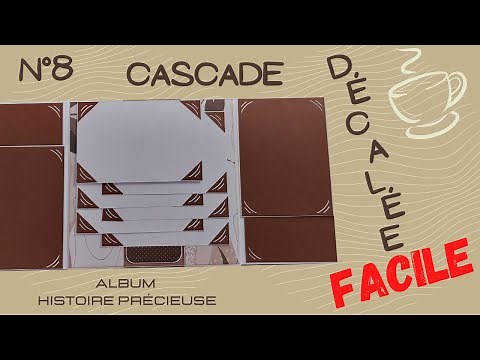 Cascade interactive décalée FACILE tuto n°8 album Histoire précieuse Papiers Action