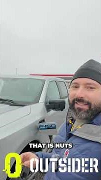 2025 Ford F-150 Lightning Flash Review: Snowstorm Test! #shorts