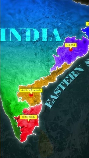 9 Coastal States of India Explained on Map 🌊🇮🇳