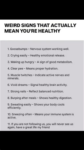 10 Weird Signs You're Actually Healthier Than You Think! 🤯💪 #Shorts