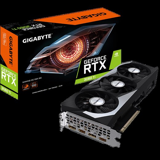 GeForce RTX™ 3060 Ti GAMING OC D6X 8G - GIGABYTE Global