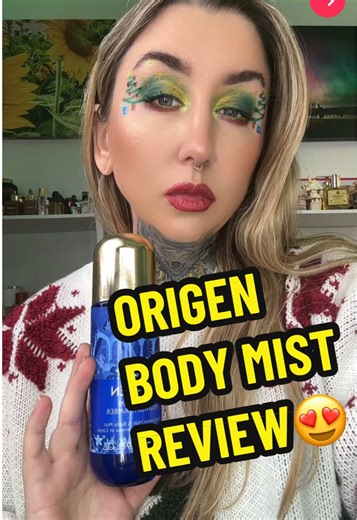 Origen Midnight Yucatán review Such a pretty scent! Would be great for spring and summer imo #origen #bodymist #bodymists #bodyspray #affordablefragrances