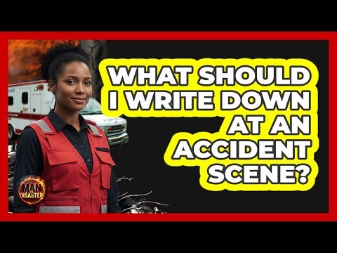 What Should I Write Down At An Accident Scene?