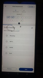 Which of the following is an LLM?A. PhotoshopB. GPT-4C. MyS... | Filo