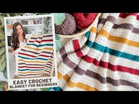 Easy Crochet Blanket Tutorial | MJ’s Signature Blanket Pattern