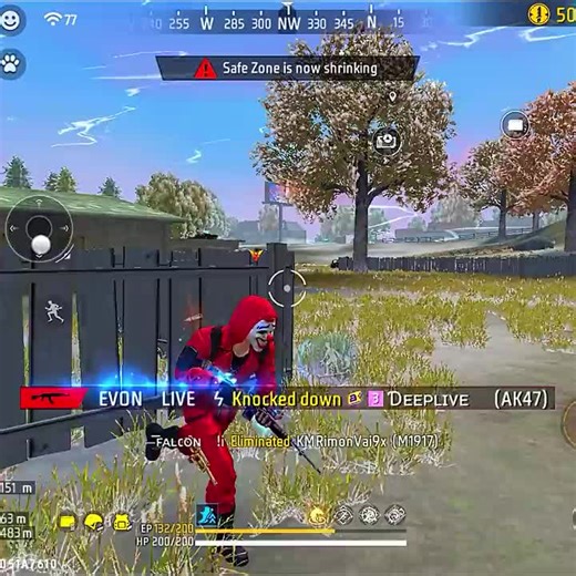 Live Streamer VS Me 💀🔥 #freefire #foryoupage #gaming #blue_ff