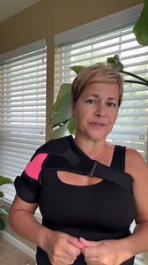 Shoulder Brace - Support & Injury Prevention Brace- Joint Pain Releaser- Shoulder Compression Wrap Strap - Adjustable Injury Accessories for Shoulders - Premium Quality Strap by FIGHTECH (Pink, L-XL)