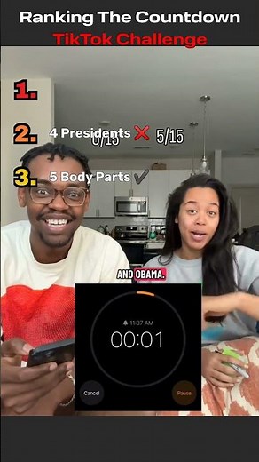 ⏳🔥 Ranking The Countdown TikTok Challenge!