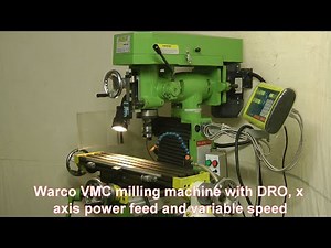 Warco VMC turret milling machine
