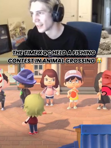 xQc Fishing Contest in Animal Crossing — Throwback Moment