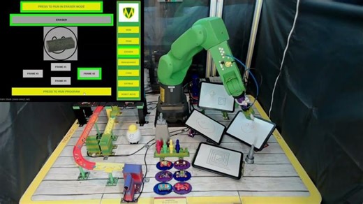 Multi Function Robot Pen Demo - Fanuc, AB PLC, OI HMI Designed and Built By William Stuck | William Stuck