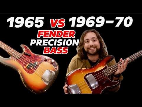 1965 vs 1969-70 Fender Precision Bass - What really changed?
