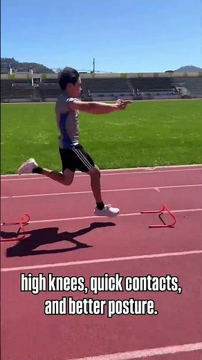 Wickets without arms builds sprint mechanics, high knees, and better posture. #trackstar #viral #fyp