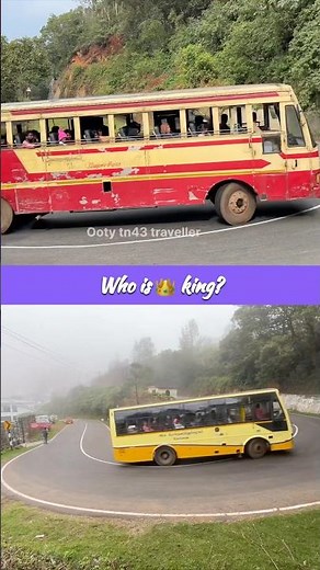 Sharp Curve Challenge! TNSTC vs KSRTC in Ghat Road 💪 Who’s the Real King? 👑