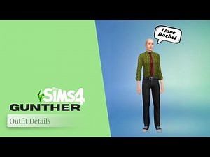 Creating Sims as FRIENDS Characters | The Sims 4 | Gunther