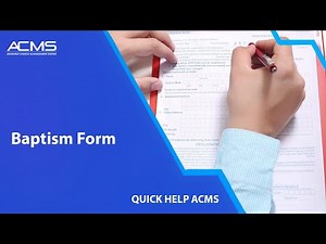 Baptism Form