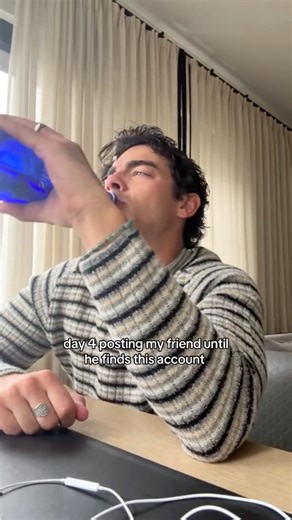 4.3K views · 201 reactions | @JoeJonas via user092720256 on TikTok: Caught him drinking a bunch of water and taking care of his body. So embarrassing hope he still doesn't find this #JoeJonas #Jonas #JonasBrothers | Follow @jonasdailynews_ for more. | Jonas Brothers Daily News | Facebook
