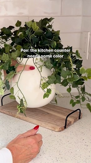 4.6K reactions · 65 shares | Do you have kitchen counter space that needs a little help? You’d be surprised at how simple it is to brighten up that corner! My not-so-secret designing tip is adding greenery. Plants are a MUST in all of the staging I do!華 Follow me @_karenconrad for more easy design tips! #plants #kitchendesign #kitchendecor #interiordesign #homedesign | Karen Conrad | Facebook