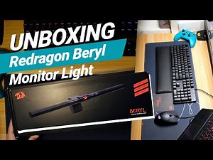 UNBOXING Redragon Beryl Monitor Light