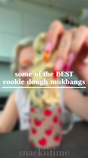some of the BEST cookie dough mukbangs 🍪 @BaklaEats @hungryhungryhallie @audreyeatzz @Sarah Jean Eats @naominomsi #asmr #mukbangs #foodporn #fyp #cookiedough