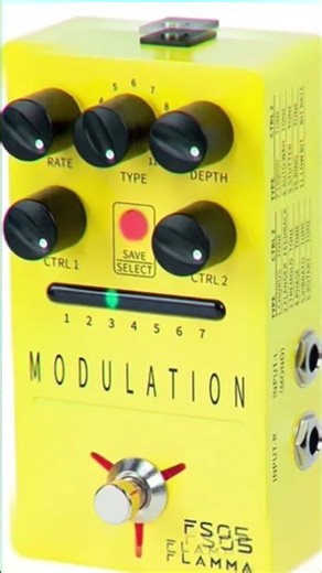 🎸 Pedal de Modulação Estéreo FLAMMA FS05 – 11 Efeitos + 7 Presets! #FlammaFS05 #FlammaPedal