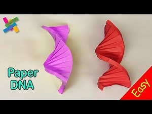 Origami DNA | DIY Easy | How to make paper dna easy | Fold tutorial