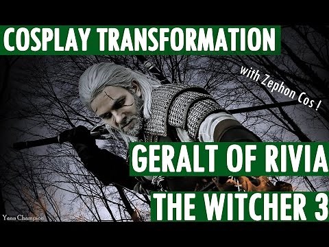 Cosplay Transformation - Geralt of Rivia - by Zephon Cos, and Azure Cosplay